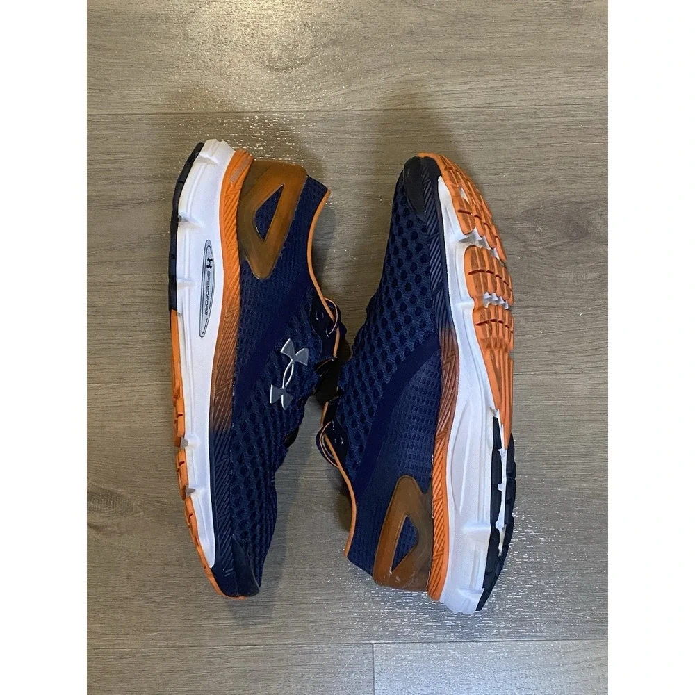 Under Armour Speedform Gemini 3 Sneakers Athletic Shoes Blue Orange Women Size 9